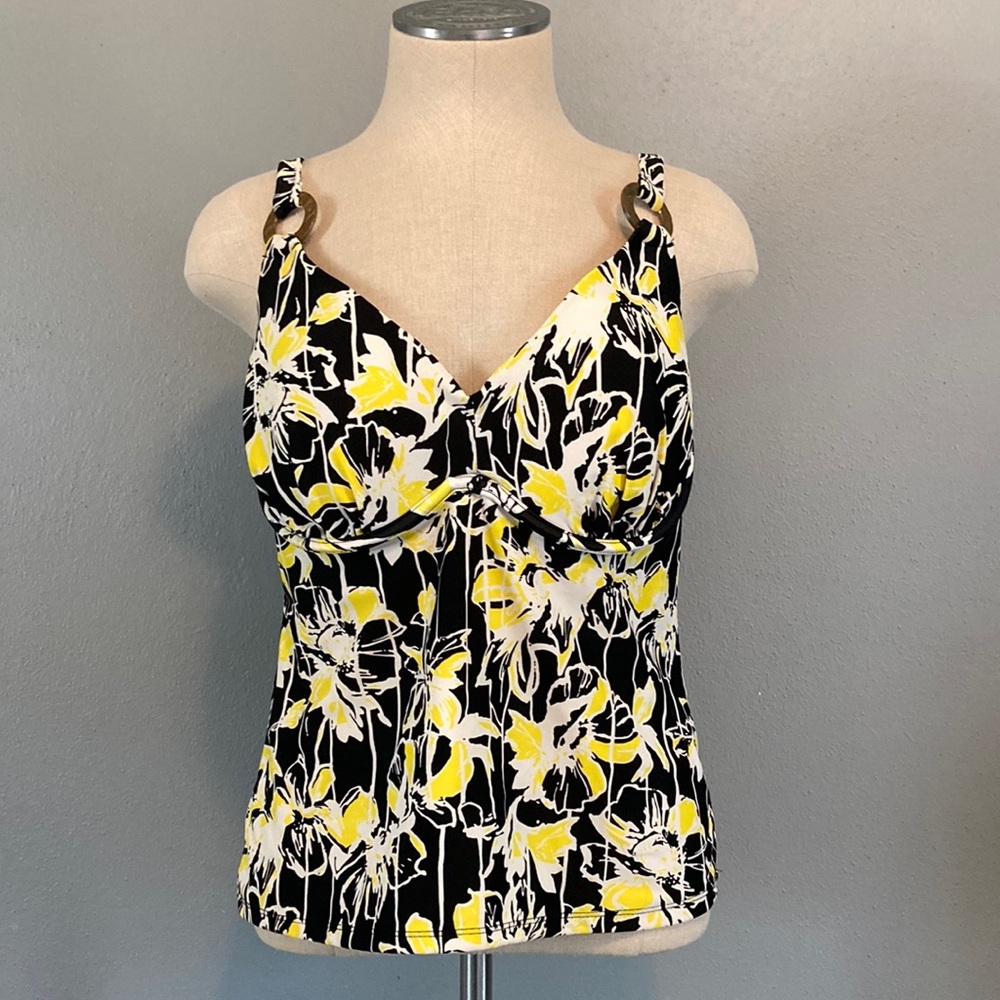 Catalina, L, tankini top, EUC